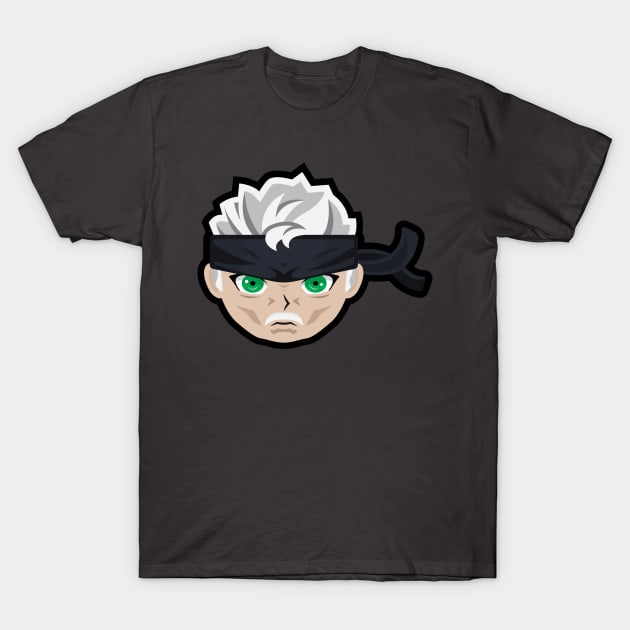 Metal Gear Solid 4 - Old Snake Sticker T-Shirt by Jamieferrato19